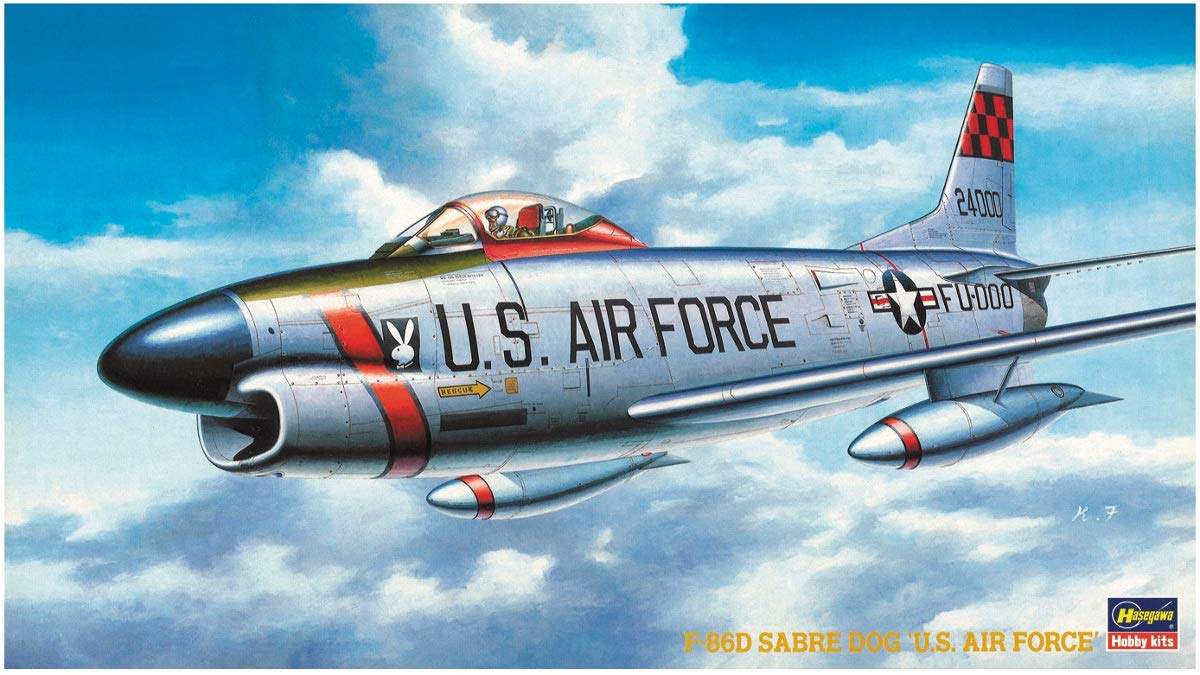 HASEGAWA Bp5 North American F-86D Sabre Usaf Bausatz im Maßstab 1:72