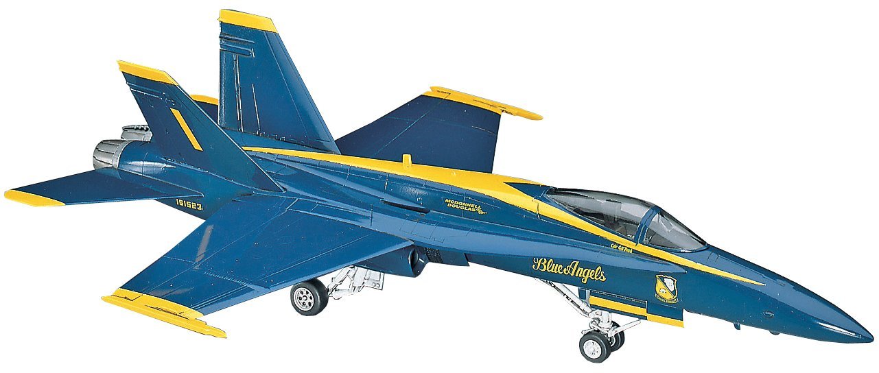 Hasegawa Blue Angels F/A-18A Hornet 1/72 Scale US Navy Plastic Model Kit D10
