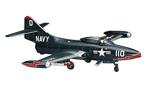 HASEGAWA 1/72 F9F-2 Panther U.S. Navy Carrier-Based Fighter Plastic Model