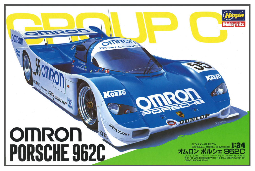 HASEGAWA 20280 Omron Porsche 962C Bausatz im Maßstab 1:24