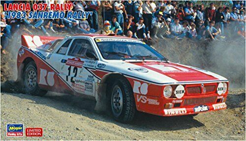Hasegawa 20299 1/24 Lancia 037 Rally 1983 Sanremo Rally Plastic Model Kit - Japan Figure