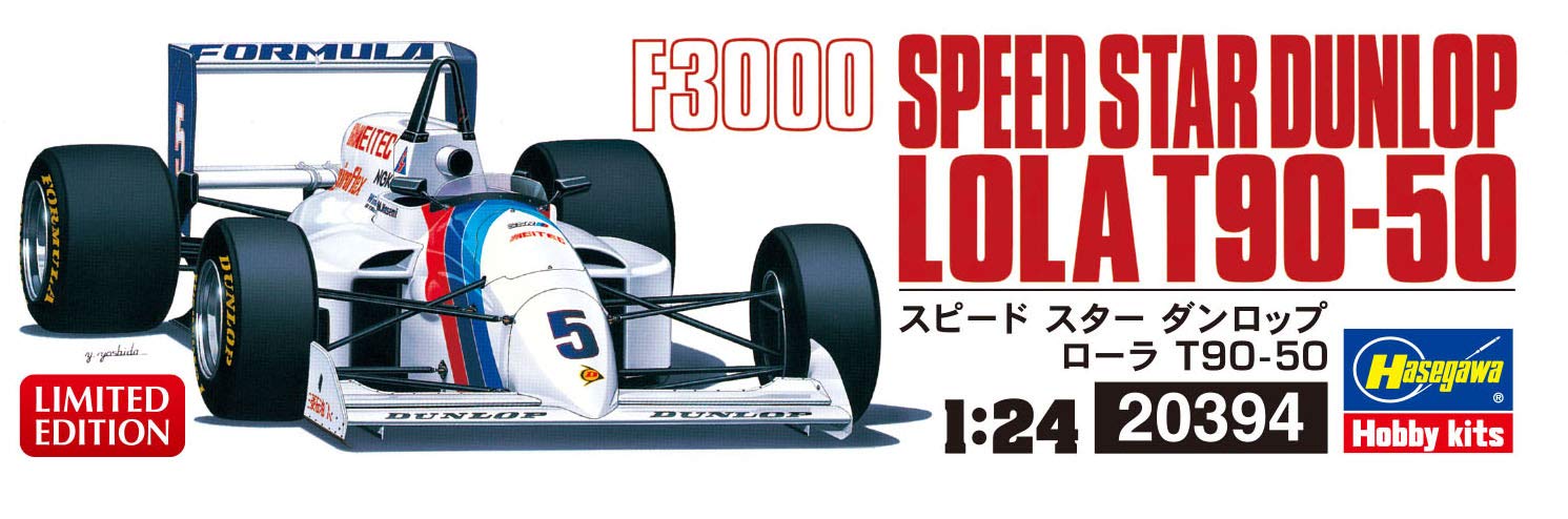 Hasegawa 20394 Speed ​​Star Dunlop Lola 1/24 Japanischer Rennwagenbausatz aus Kunststoff