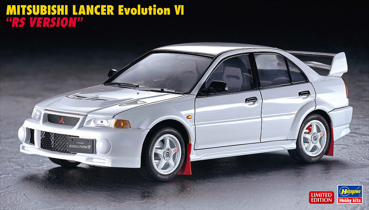 Hasegawa 1/24 Mitsubishi Lancer Evolution 6 Rs Version modèles de voitures à l'échelle japonaise