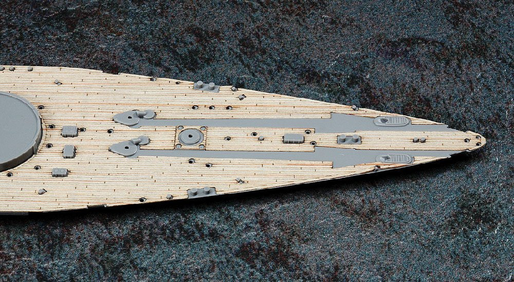 Hasegawa 1/350 pont en bois pour le cuirassé Ijn Mutsu 40070 Kit de modèle en plastique