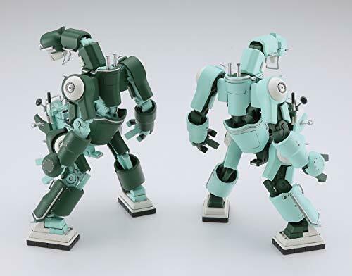 Hasegawa Cw21 Mechatrobot Chubu 01 Light Green & Green Set 1/35 Plastic Model