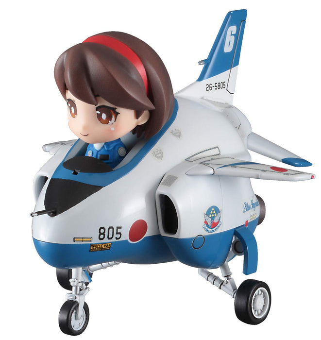 Hasegawa Egg Girls No.01 Rei Hasumi T-4 Blue Impulse Resin Figure Non-Scale Model SP444