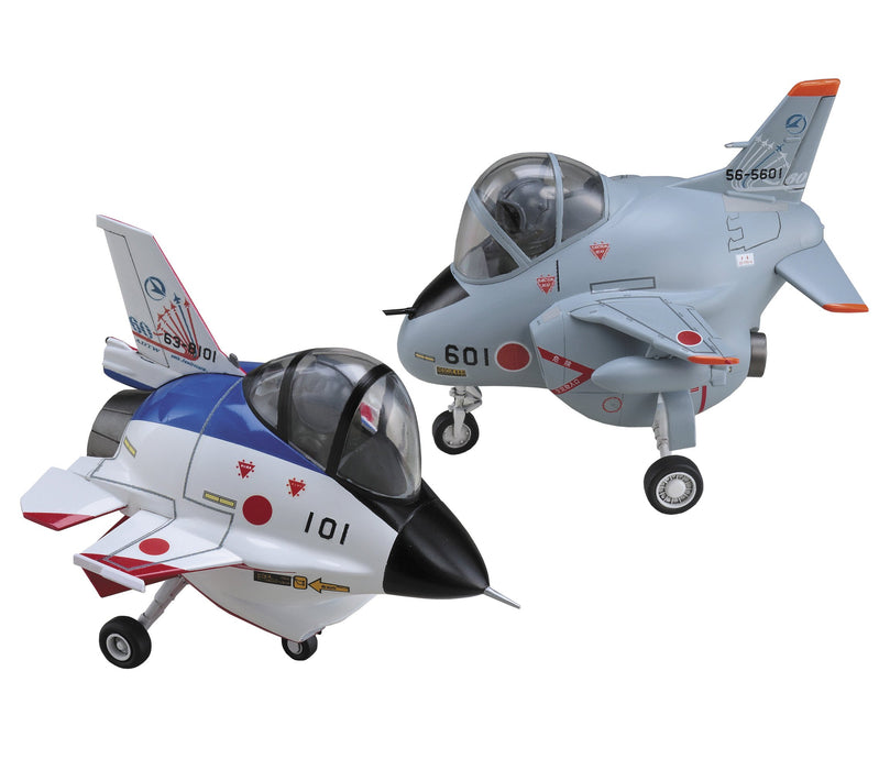 Hasegawa Egg Plane Japan Air Self-Defense Force F-2 &amp; T-4 60ème anniversaire modèle 60513