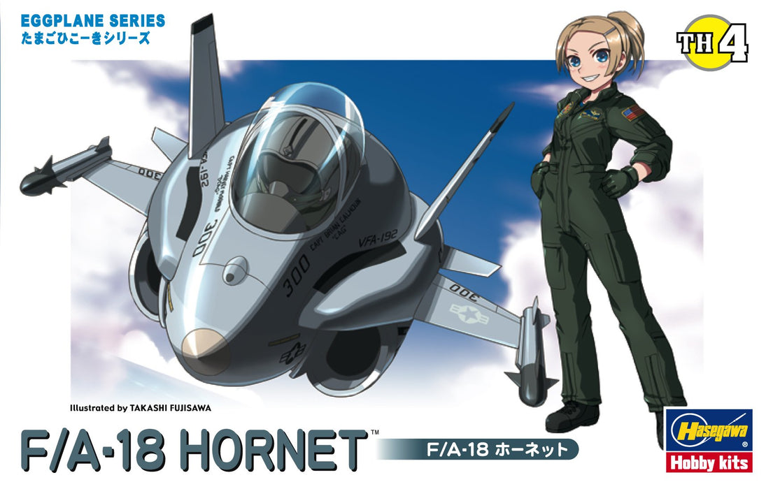 Hasegawa US Navy F/A-18 Hornet Egg Plane Non-Scale Plastic Model