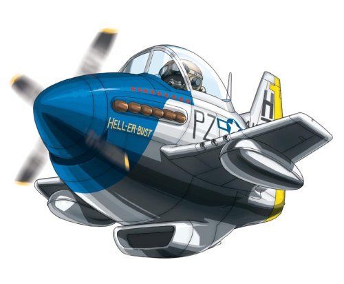 Hasegawa Eggplane 07 P-51 Mustang Model Kit