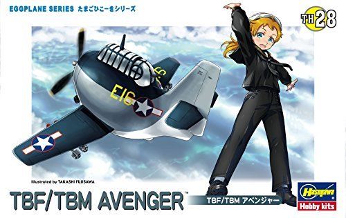 Hasegawa Eggplane Tbf/tbm Avenger Model Kit