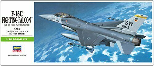 Hasegawa Hab02 1/72 F-16c Kit de modèle de faucon de combat
