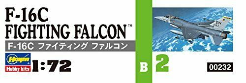 Hasegawa Hab02 1/72 F-16c Fighting Falcon Model Kit