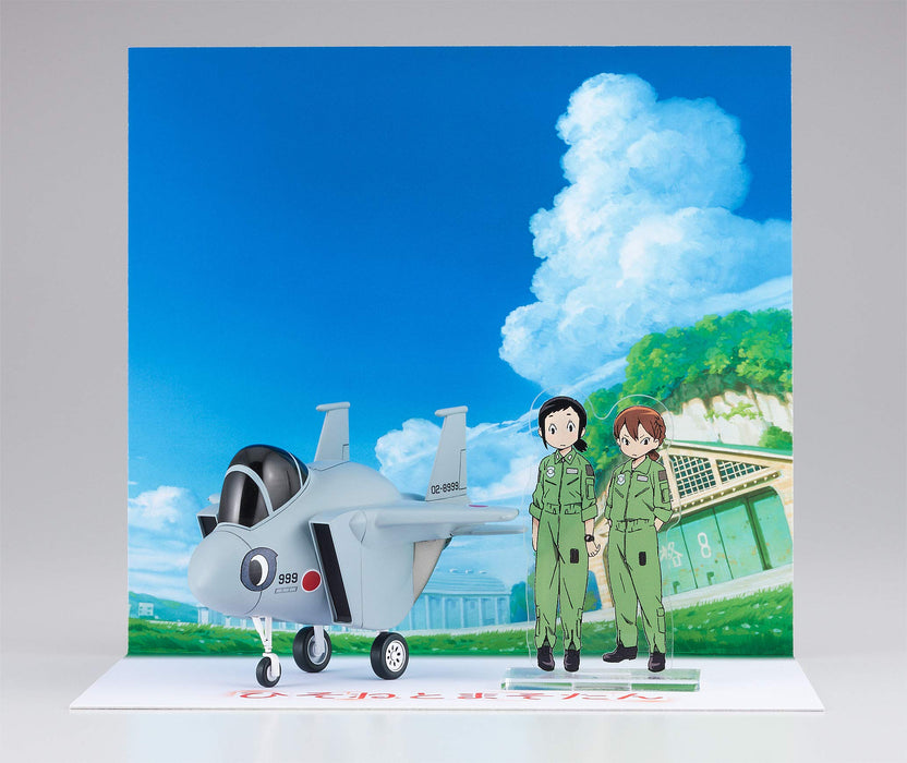 Hasegawa Sp384 Dragon Pilot: Hisone And Masotan Eggplane F-15 W/ Acrylic Stand Figure Non-Scale Kit