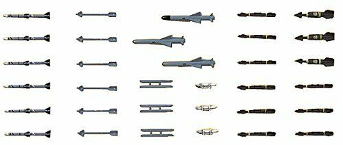 Hasegawa J.a.s.d.f. Missiles And Launcher Set Plastic Model