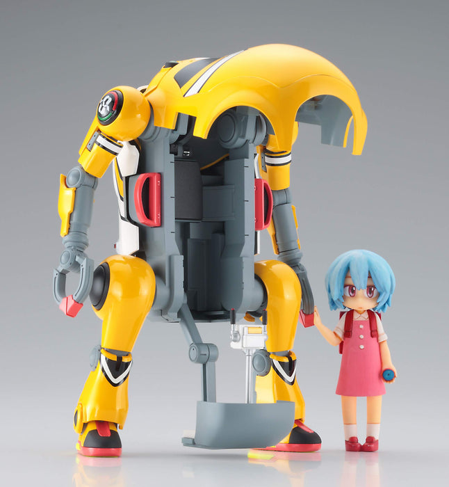 Hasegawa Mechatro Wego Eva Collaboration Series Vol.1 Zerogouki + Rei Ayanami (Resin Kit) Farbkodiertes Kunststoffmodell im Maßstab 1:20 Sp472