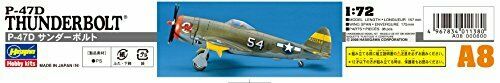 Modèle en plastique Hasegawa P-47d Thunder Bolt