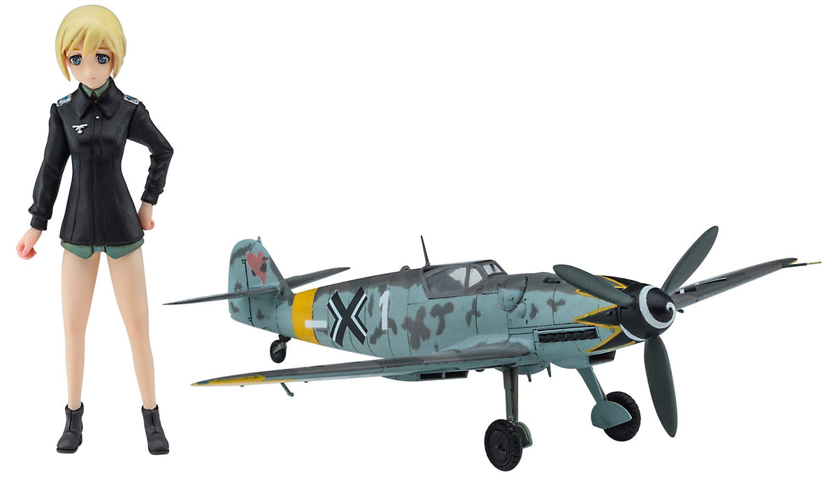 HASEGAWA Sp409 Grève Sorcières Erica Hartmann 1/20 W/Messerschmitt Bf109G-6 1/72