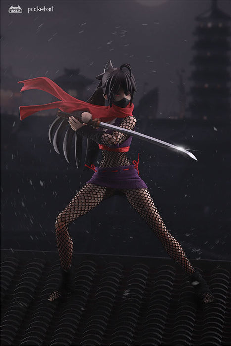 Hasuki Pocket Art Series Pa002 Weibliche Ninja Hagi Actionfigur im Maßstab 1:12