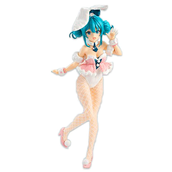 Personnage Hatsune Miku Bicute Bunnies Lapin Blanc Bébé Rose Figure Japon