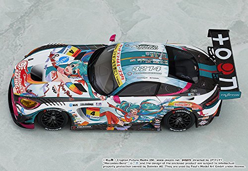 Good Smile Racing Hatsune Miku Amg 2016 Ouverture Ronde Échelle 1/43 Mini Voiture en Résine (Japon)