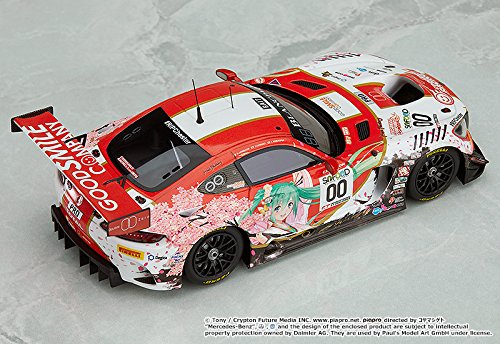 Good Smile Racing Hatsune Miku Amg 2017 Spa24H Ver. Mini voiture en résine à l'échelle 1/43, Japon