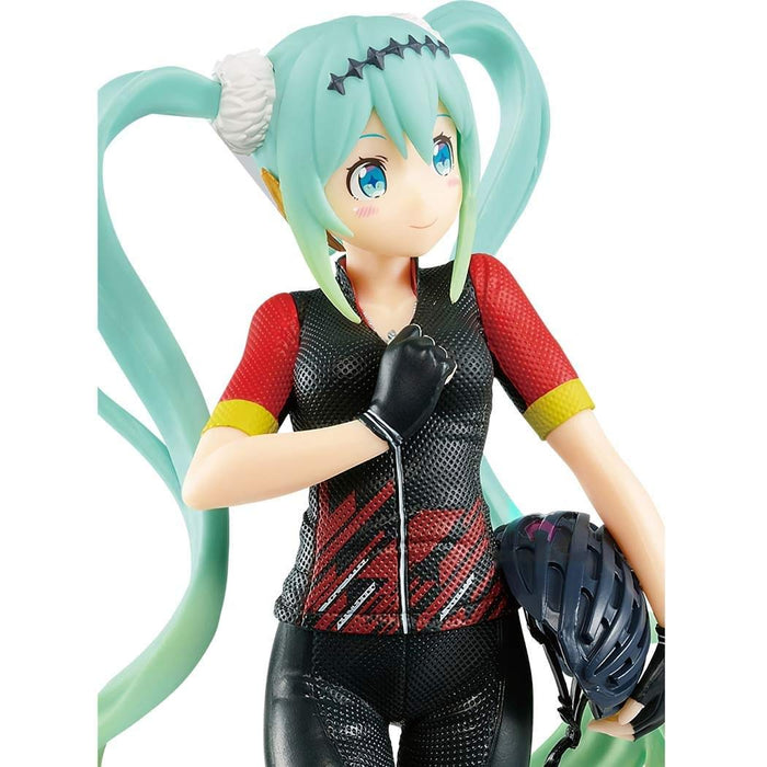 Hatsune Miku Racing Ver. Exq Figure Japan - Racing Miku 2018 Team Ukyo Support Ver.