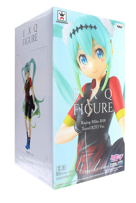 Hatsune Miku Racing Ver. Exq Figure Japan - Racing Miku 2018 Team Ukyo Support Ver.