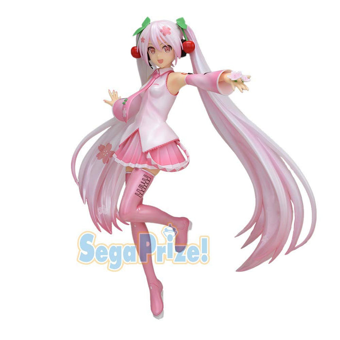 Sega Hatsune Miku Super Premium Figure "Sakura Miku Ver.2" Figure In Japan
