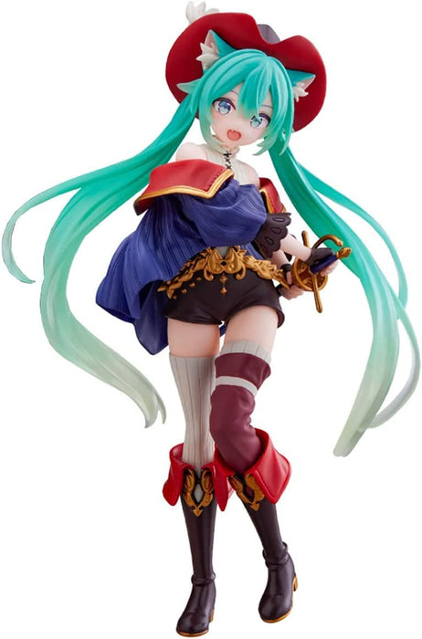 Produit générique Japon Hatsune Miku Wonderland Chat en bottes Figure 18 cm 1 type