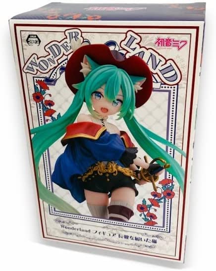 Generisches Produkt Japan Hatsune Miku Wunderland Katze in Stiefeln Figur 18 cm 1 Typ