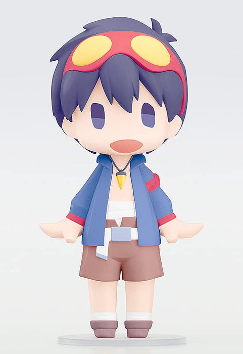 Hello! Good Smile Tengen Toppa Gurren Lagann Simon Non-Scale Plastic Painted Action Figure