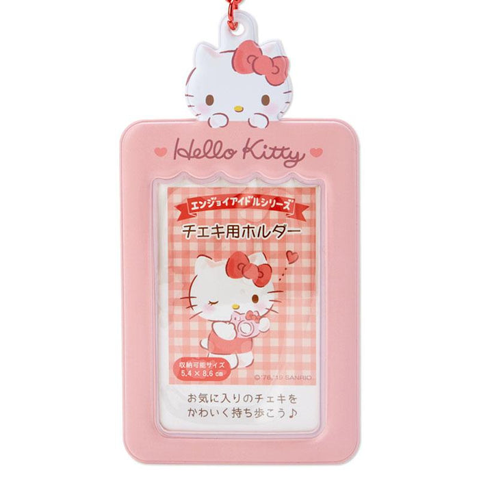 Sanrio  Hello Kitty Cheki Holder (Enjoy Idol)