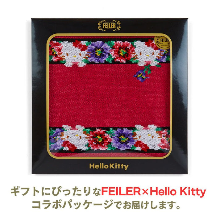 Hello Kitty Failer Chenille Handkerchief (Anemone)