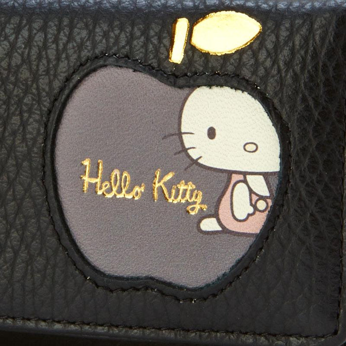Sanrio  Hello Kitty Genuine Leather Key Case (Fresh) Black