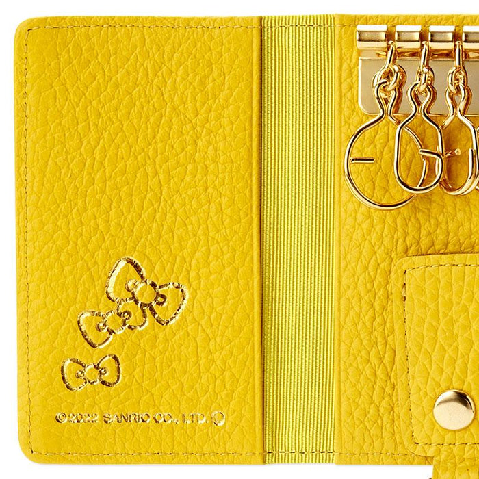 Sanrio  Hello Kitty Genuine Leather Key Case (Fresh) Yellow