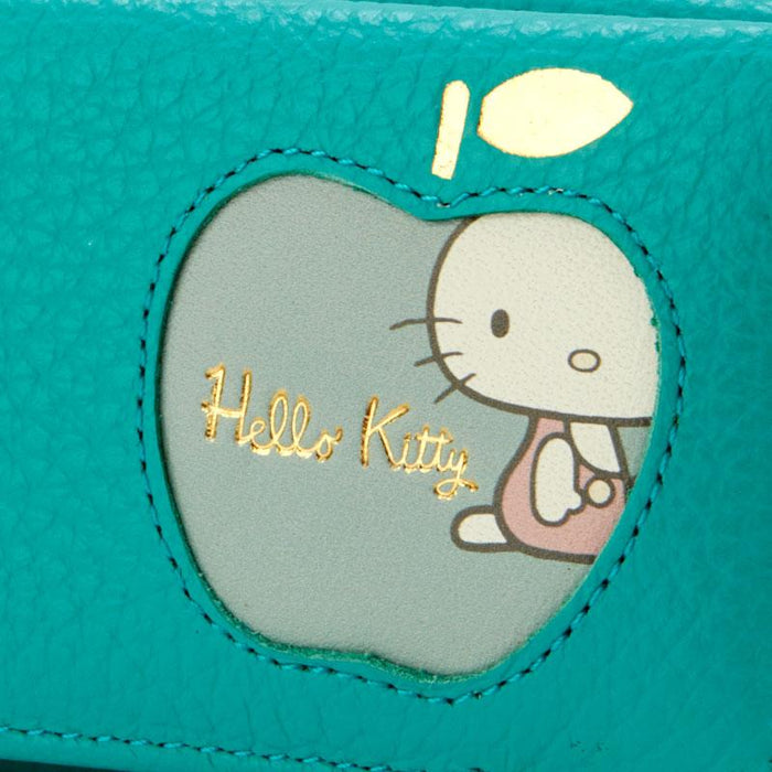 Sanrio  Hello Kitty Genuine Leather Trifold Wallet (Fresh) Green