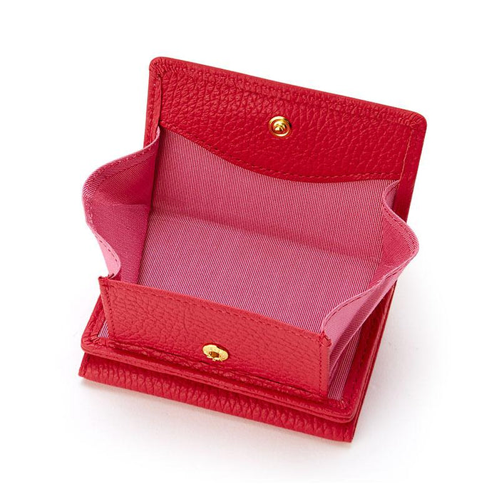 Sanrio  Hello Kitty Genuine Leather Trifold Wallet (Fresh) Peachpink