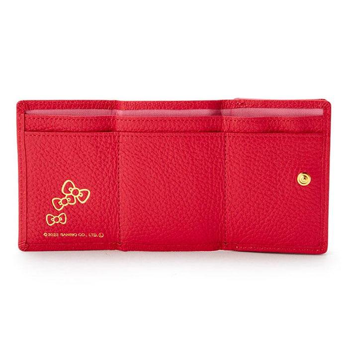 Sanrio  Hello Kitty Genuine Leather Trifold Wallet (Fresh) Peachpink