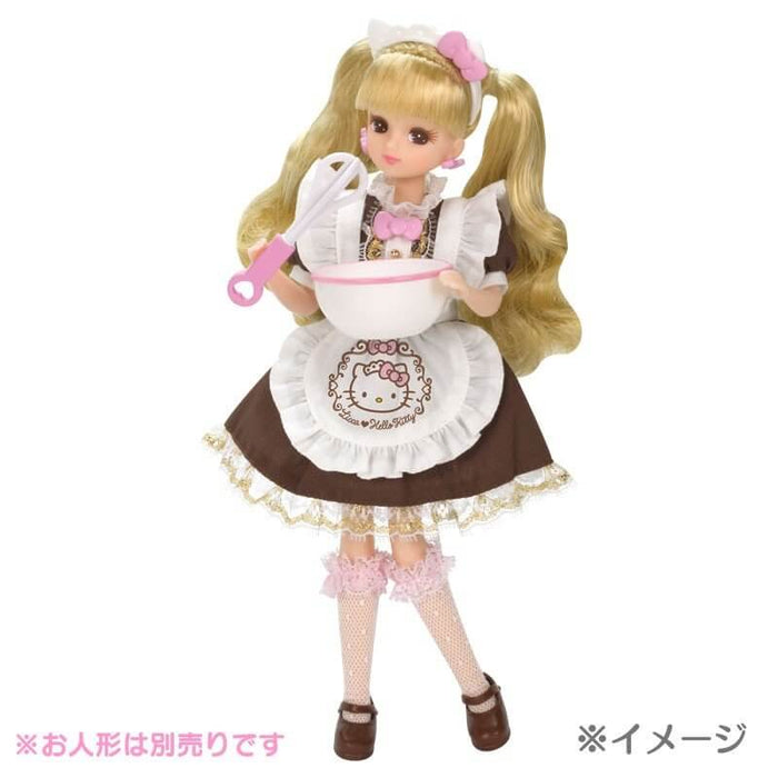 Hello Kitty Licca-Chan Sweets Cafe Dress Set Japan Figure 4904810117193 3