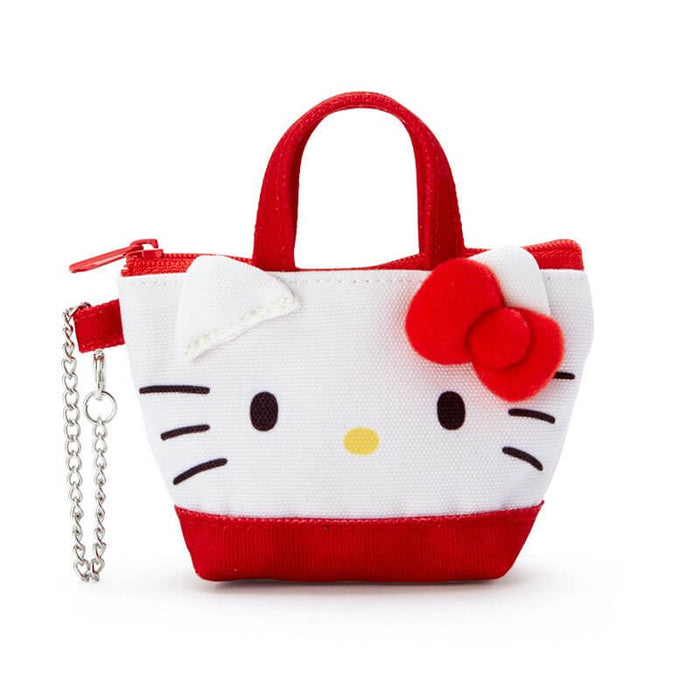 Hello Kitty Mini Tote Bag Type Mascot Holder Japan Figure 4550337543993