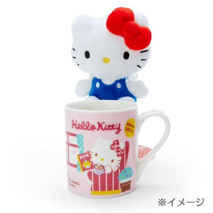 Hello Kitty Plush Stand Set Japan Figure 4550337174074 6