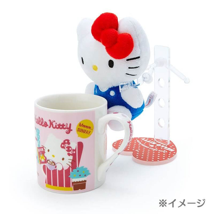 Hello Kitty Plush Stand Set Japan Figure 4550337174074 7