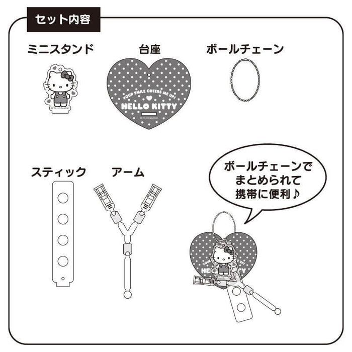 Hello Kitty Plush Stand Set Japan Figure 4550337174074 9