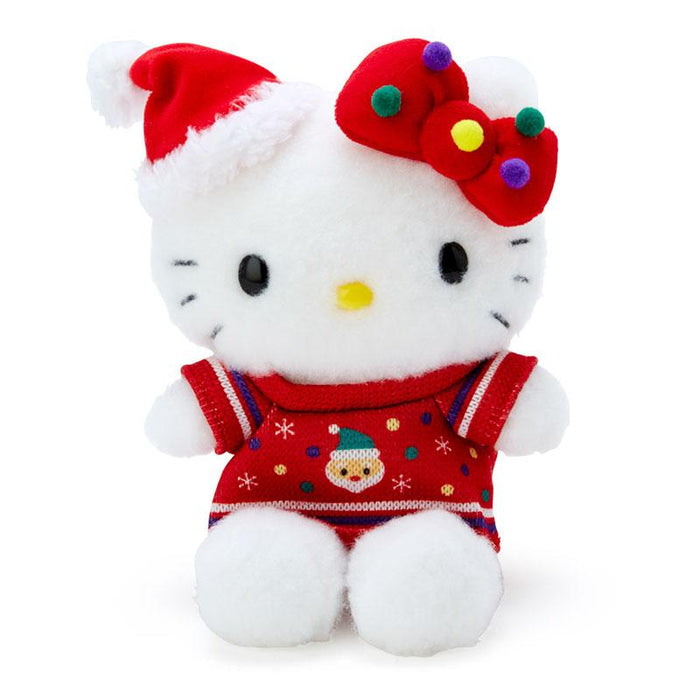 Sanrio  Hello Kitty Plush Toy (Christmas Sweater Design)