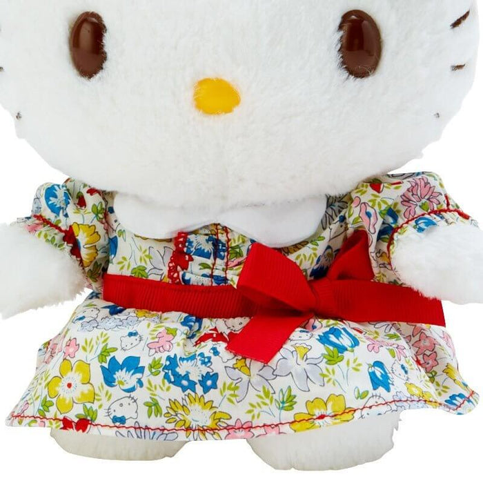 Hello Kitty Plush Toy (Liberty Ribbon Dress) S Japan Figure 4548643134455 3