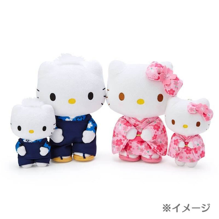 Hello Kitty Plush Toy (Sakura Kimono) Japan Figure 4548643084361 3