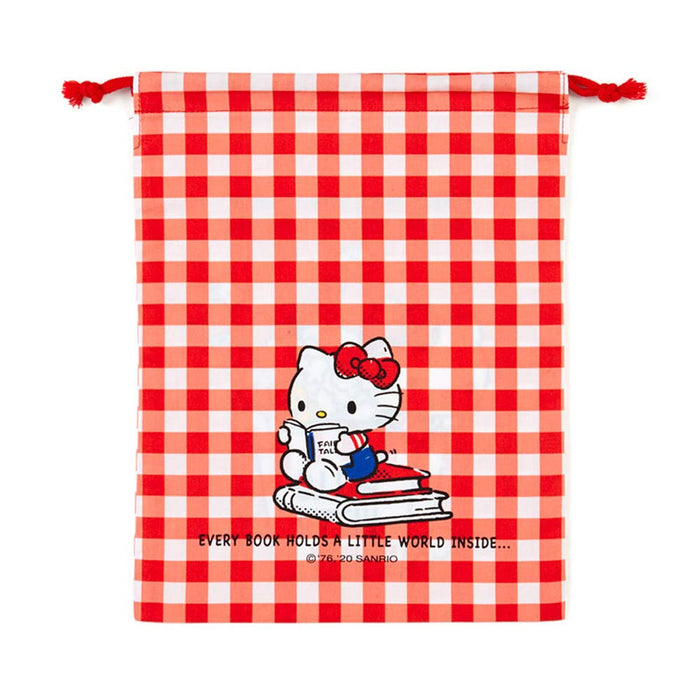 SANRIO Drawstring Bag M Hello Kitty
