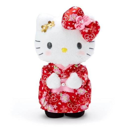 Hello Kitty Sakura Kimono Plush Japan Figure 4901610937440