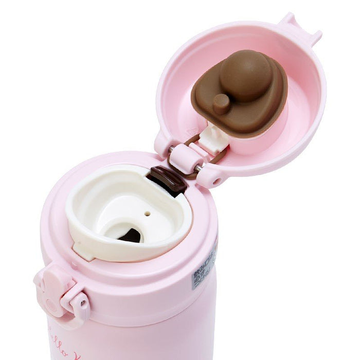 Hello Kitty Thermos One Push Stainless Mug Bottle Pink 350Ml