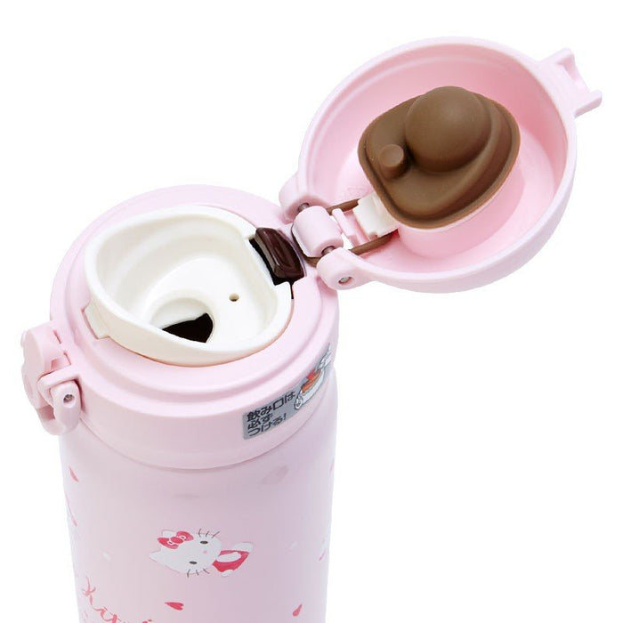 Hello Kitty Thermos One Push Inox Mug Bouteille Rose 500Ml
